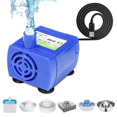 SgurFin cat water fountain pump compatibility demonstrates broad fit for compatible fountains.
