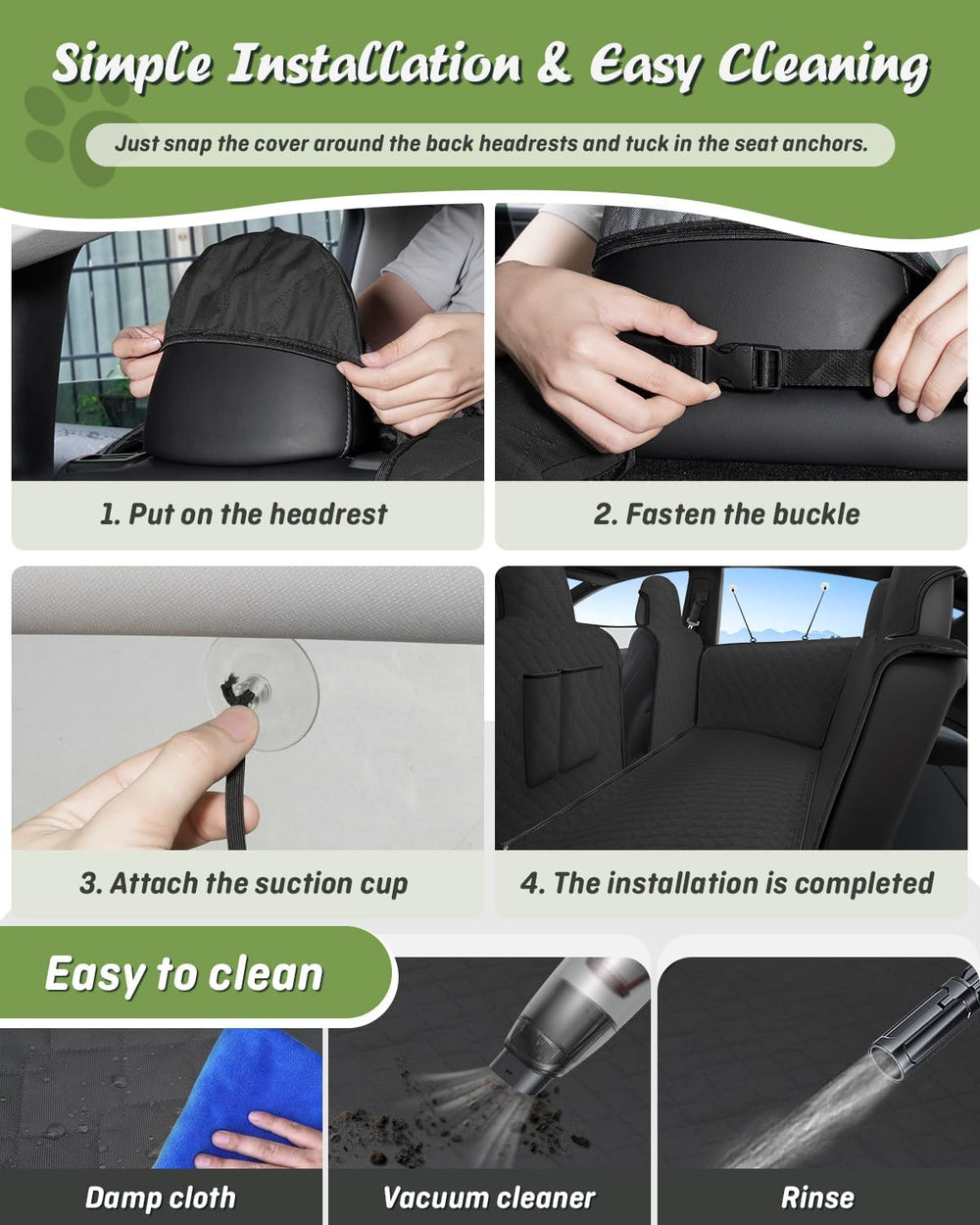 Shademax car trunk protection guards interior when dogs enter and exit.