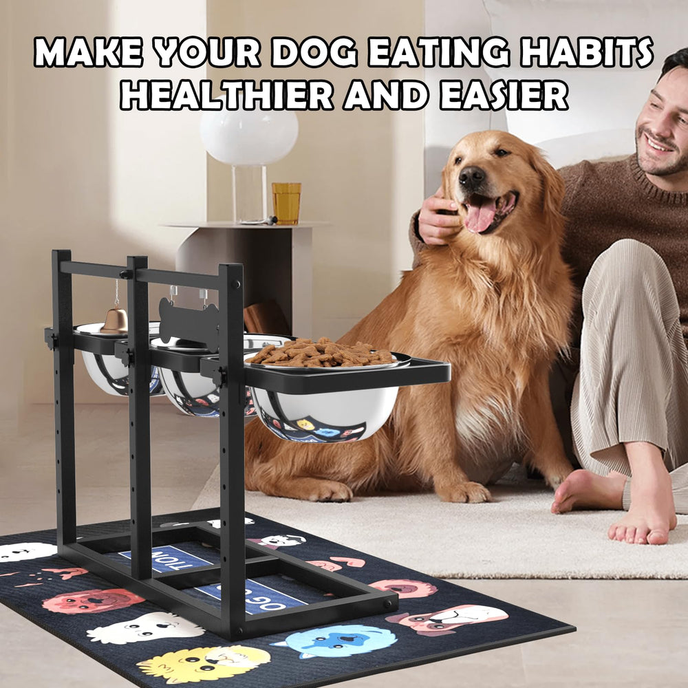 SHAINFUN dish bowls in use shows three stainless bowls ready for service