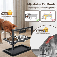 SHAINFUN slow-feeder-bowl promotes gradual eating for healthier pacing.