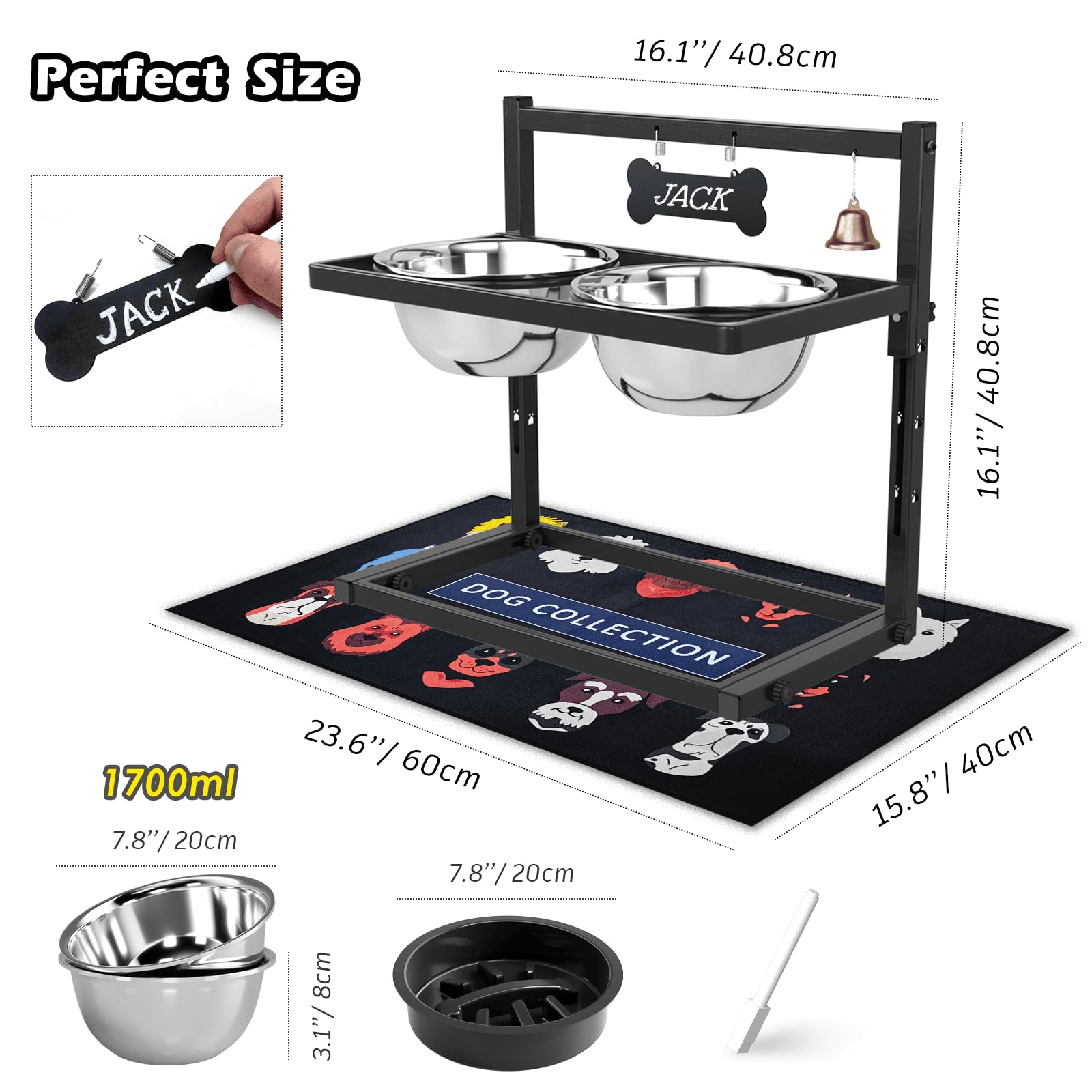 SHAINFUN spill-proof mat catches spills and protects your floors