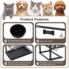 SHAINFUN spill-proof mat keeps feeding area clean and tidy