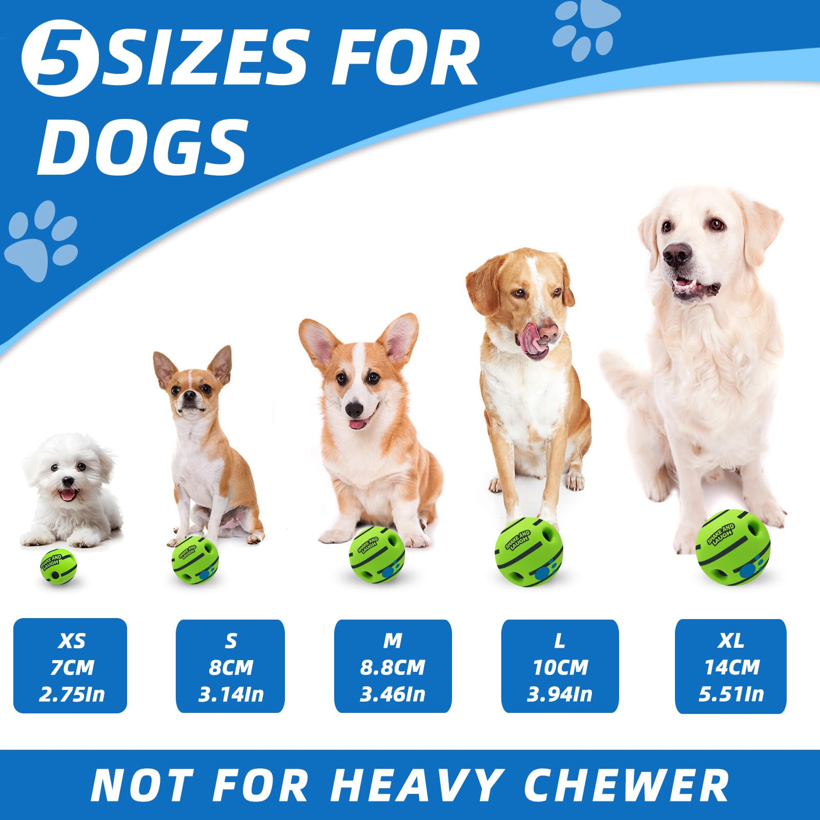 SHAKE AND LAUGH dog ball clutch pocket feature close-up suggests improved handling.