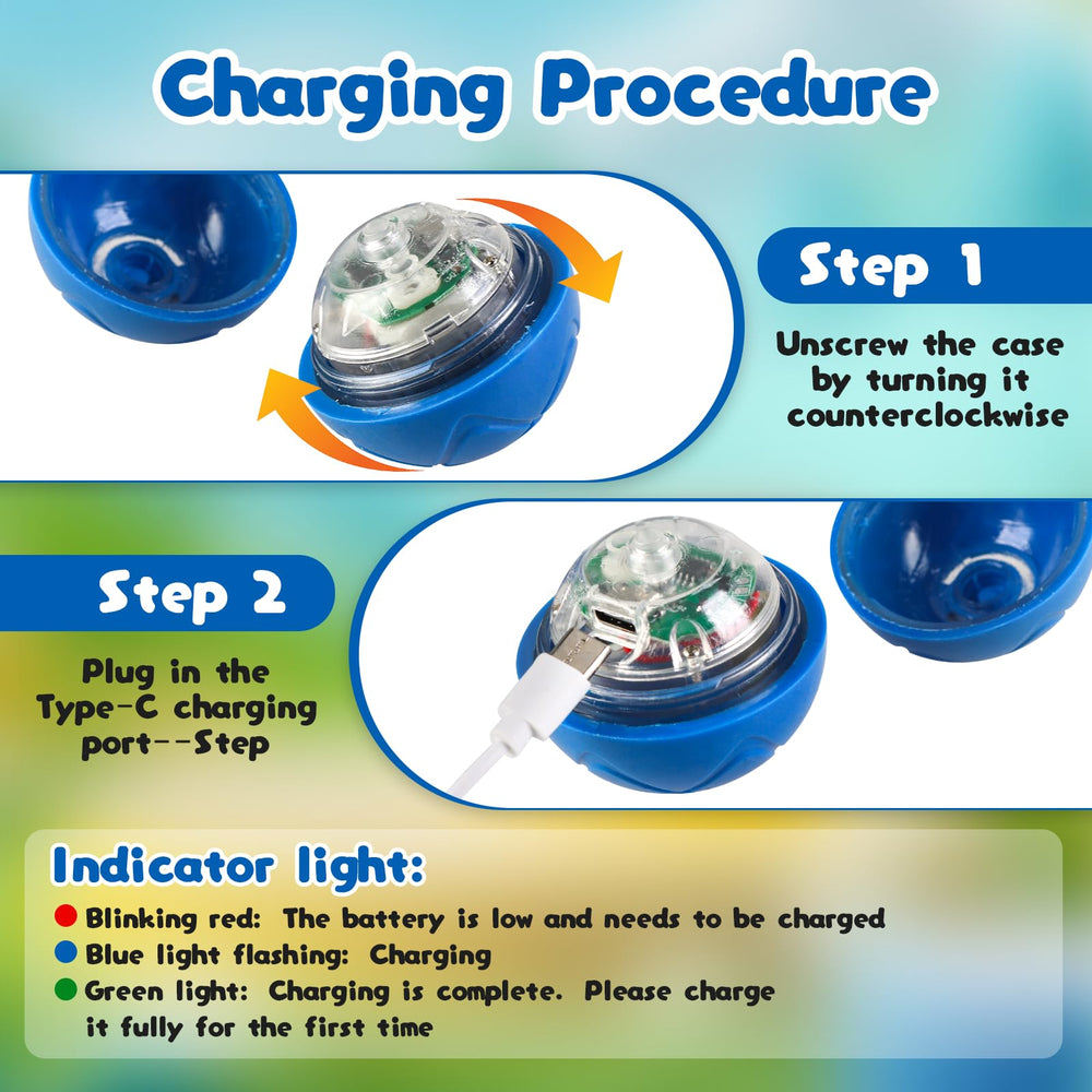 Shakyball dog toy standby-mode illustration emphasizes energy-efficient playtime.