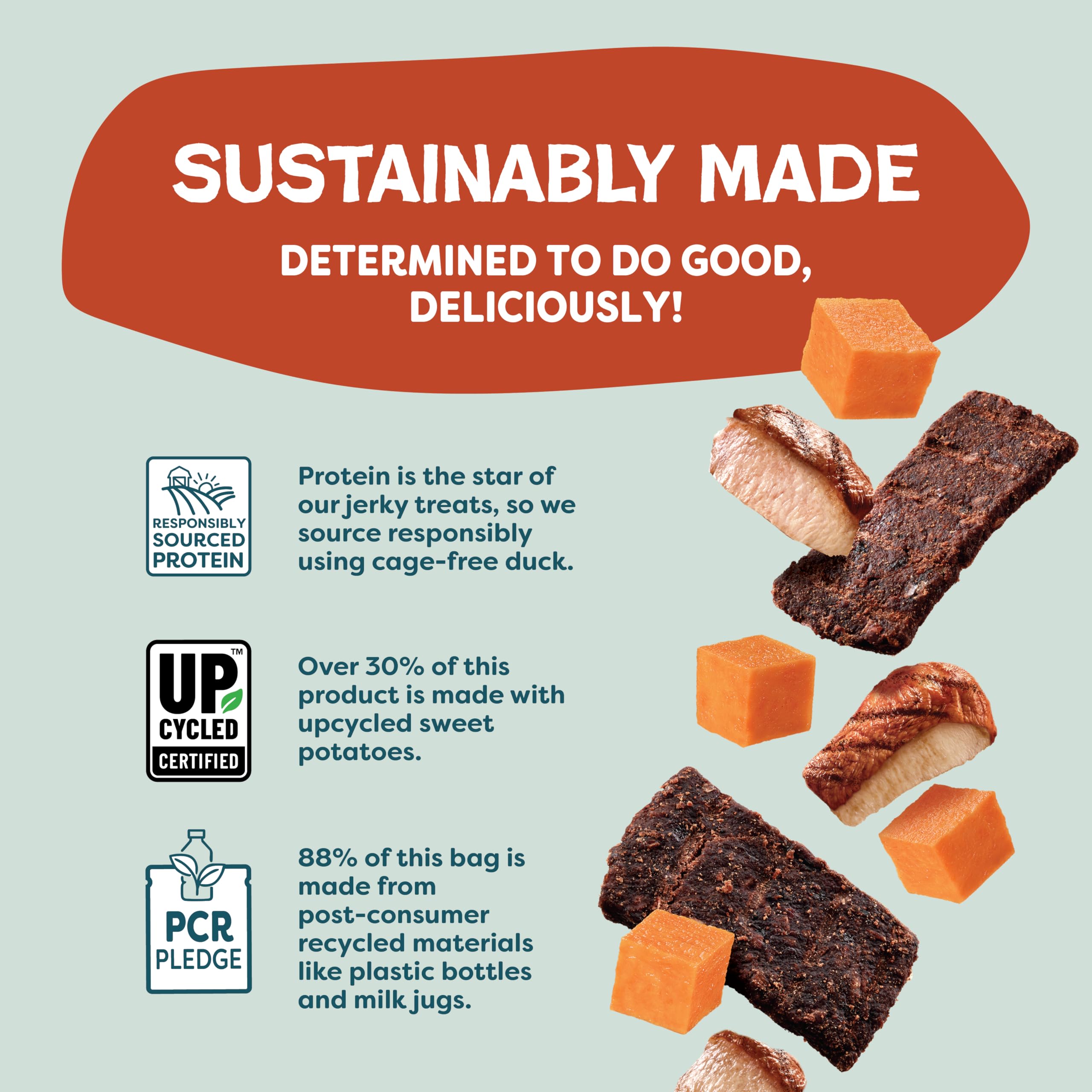 Shameless Pets Duck-Tato USA-made production emphasizes quality and sustainability.