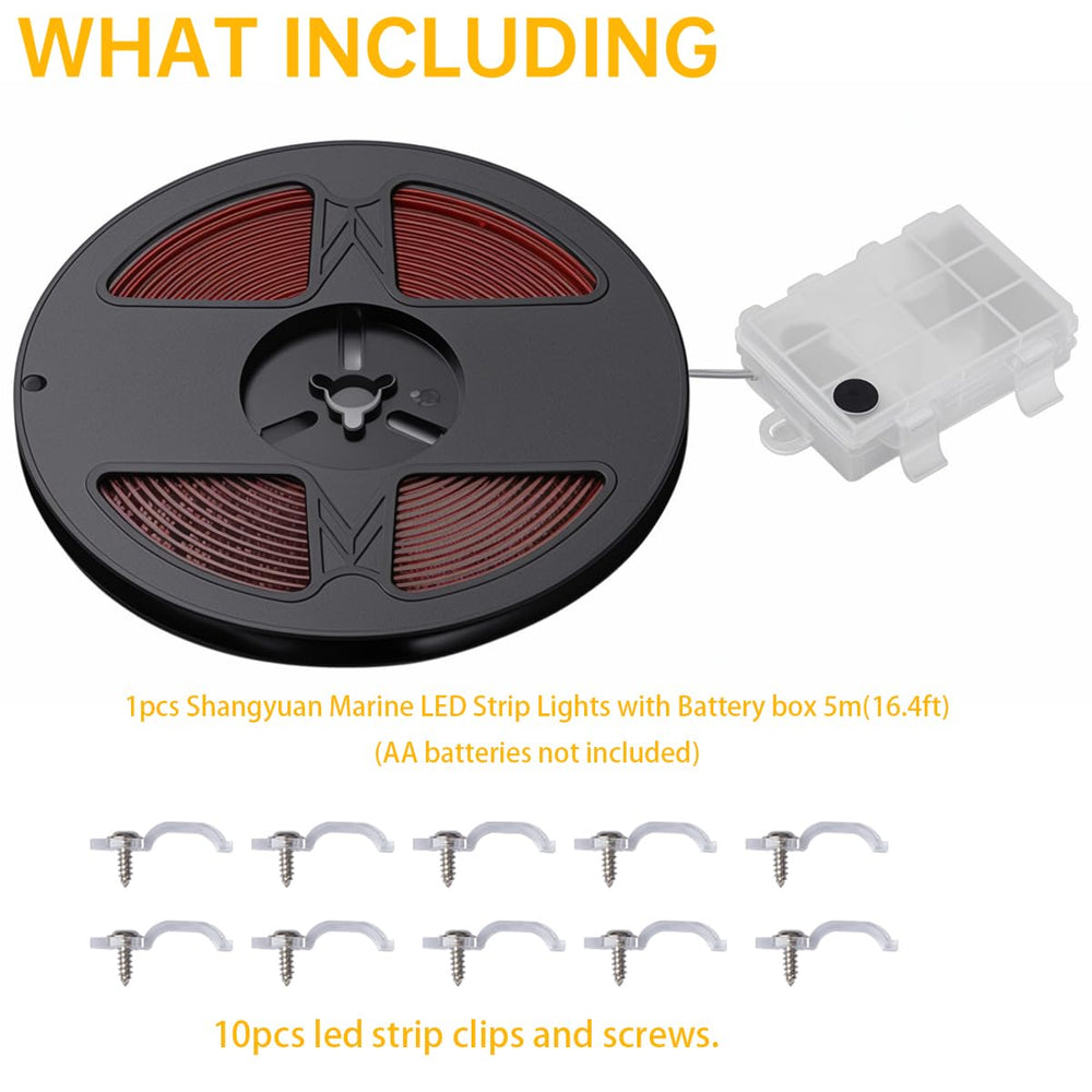 Shangyuan waterproof LED strip for boats keeps bright lighting in wet environments