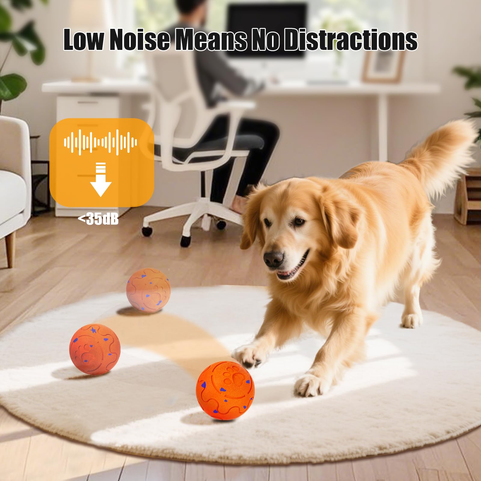 Shapana Interactive Dog Ball easy-clean-quick-wash supports simple post-play cleanup.