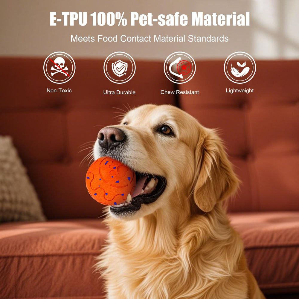 Shapana Interactive Dog Ball smart-response-usb-c highlights wake-up and solo play readiness.