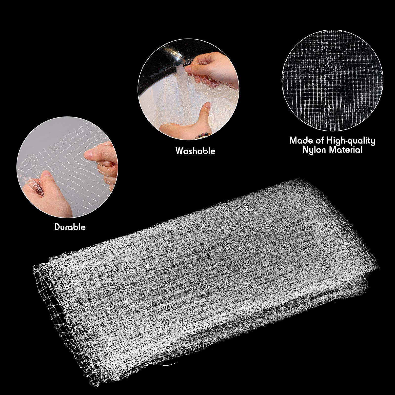 Shappy mesh screen versatile divider for fish tanks and bird cages.