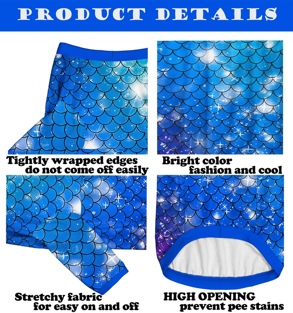 Sharkwill dog shirt elastic-fit-hem-neck-cuffs ensures snug fit and easy on/off for large dogs