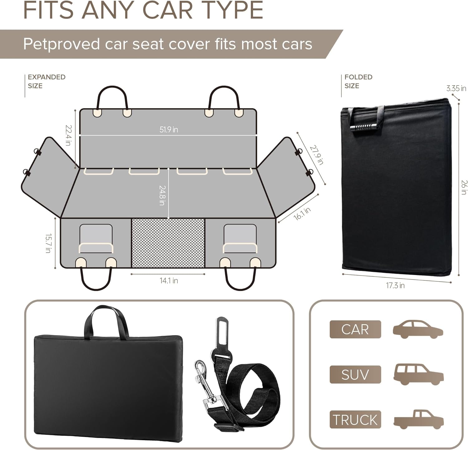Sharlovy anti-slip strap system keeps the cover securely in place