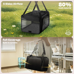 Sharlovy cabin-size carrier under-seat fit for airline travel