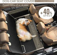 Sharlovy dog-hammock keeps dogs comfortable and steady during car rides