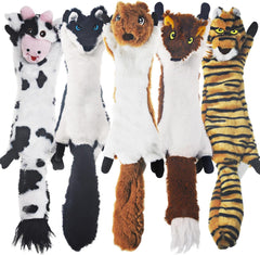 SHARLOVY dog squeaky toy cow aids interactive fetch sessions.