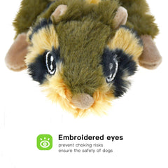 SHARLOVY cow squeaky toy blends durability with crinkle for long fetch sessions.