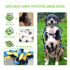 SHARLOVY heavy-duty-rope-toy emphasizes wear-resistant construction for demanding chewers