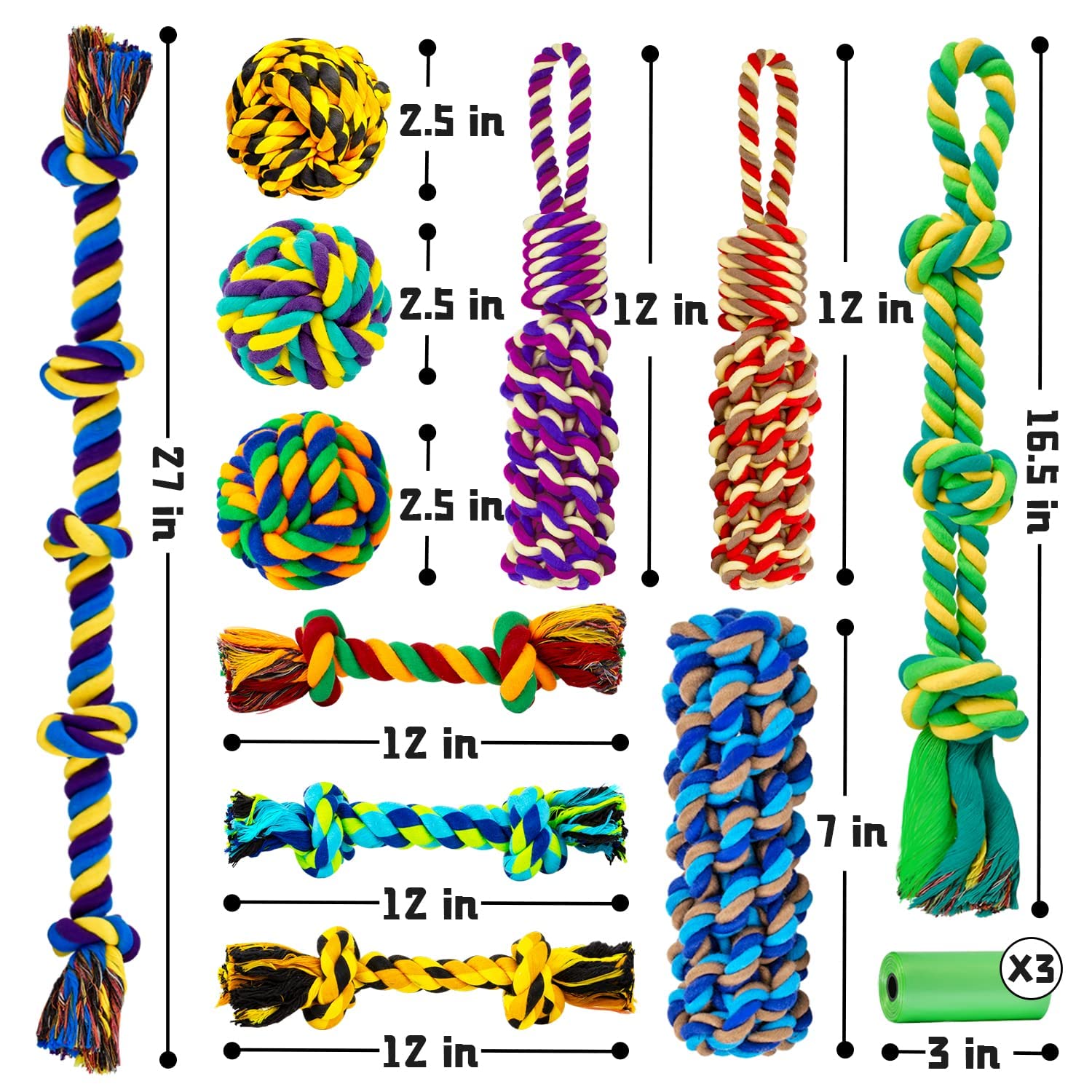 SHARLOVY XL heavy-duty collection withstands aggressive chewing and outdoor play.