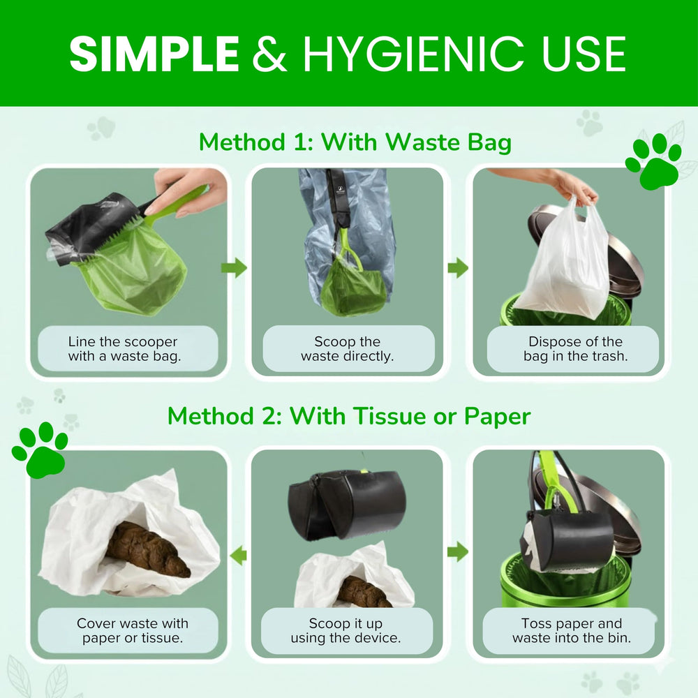 SHAZORY dog-walk accessory assists cleaning after hikes and park visits.