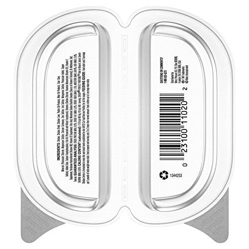 Sheba Perfect Portions natural juices pate in a mess-free tray.