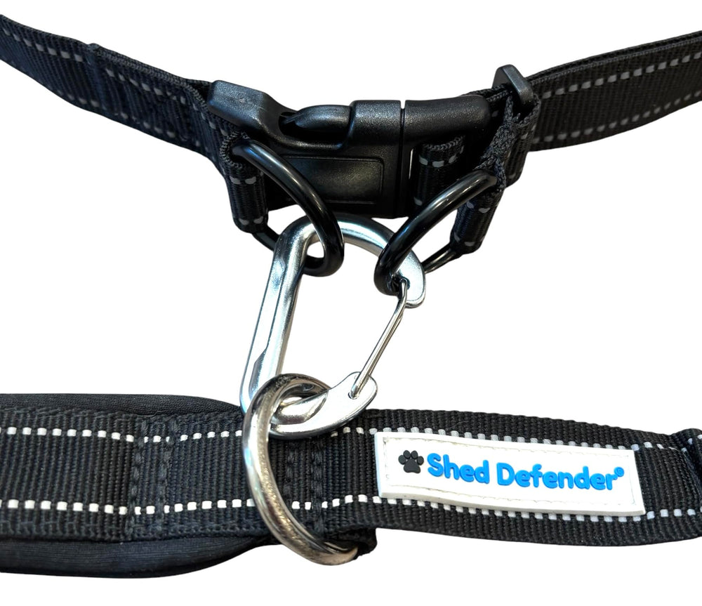 Shed Defender heavy-duty buckle withstands rugged use and high tension.