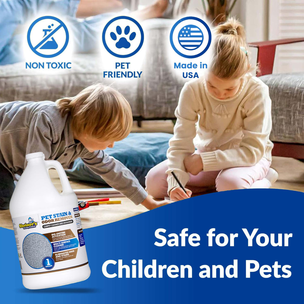 Sheiner's Pet Urine Enzyme Cleaner upholstery clean for sofas and cushions