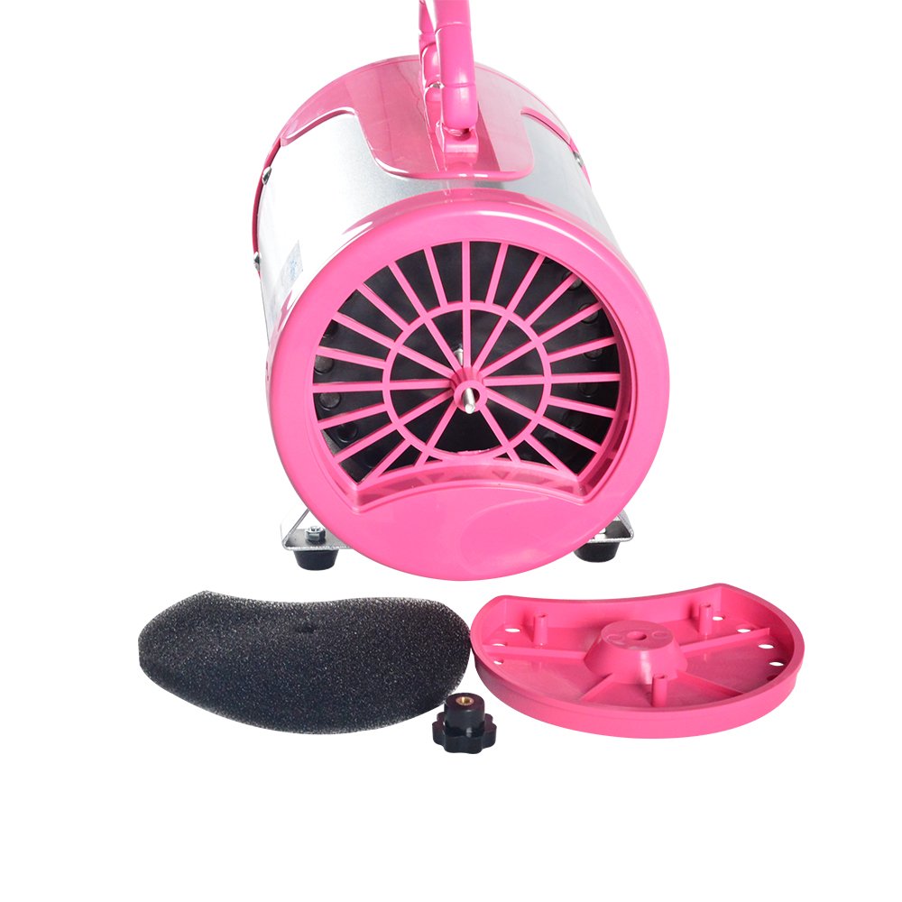 SHELANDY Groomer Partner airflow dial 65-135 mph shows versatile drying for pets