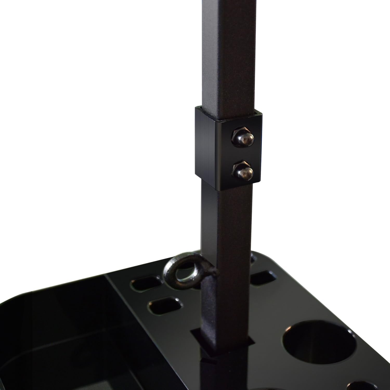 SHELANDY includes arm, clamp, and two no-sit haunch holders for secure positioning.