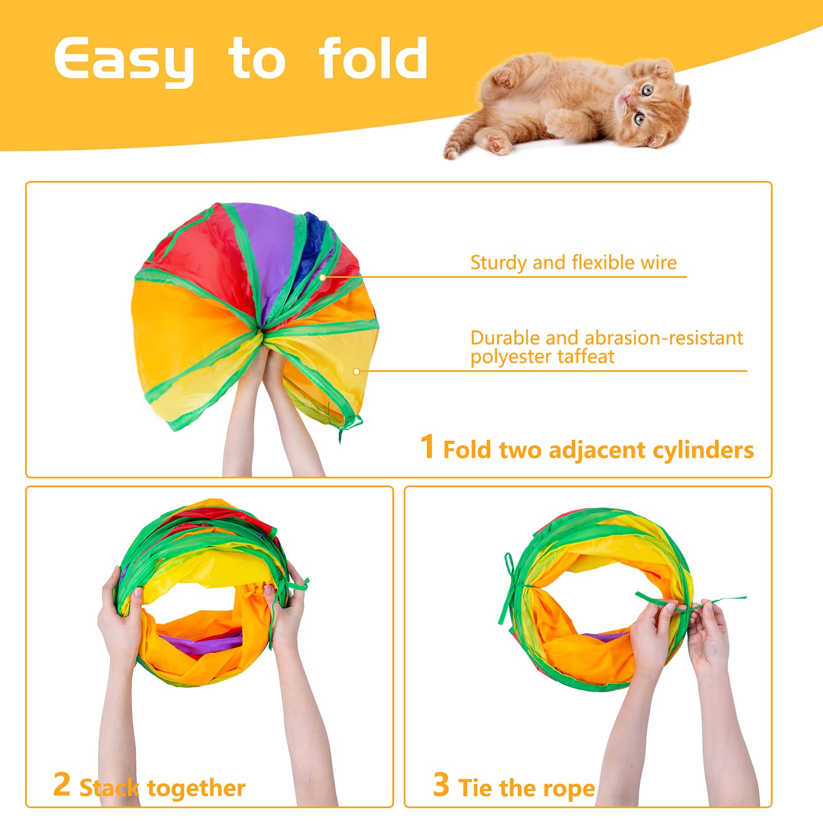 Sheldamy cat tunnel skylight opening enhances easy entry and exit