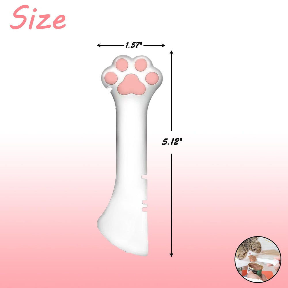 Sheldamy silicone pet food spoon-claw-print design adds charm to feeding time