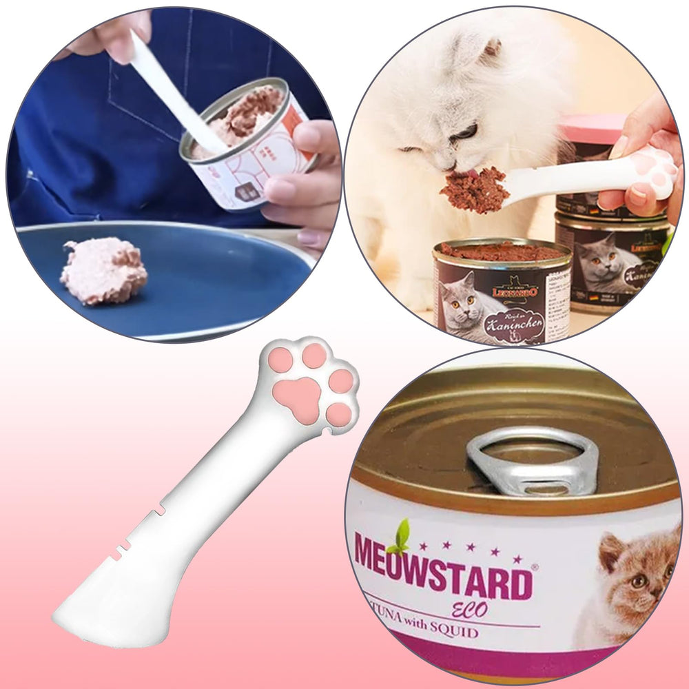 Sheldamy silicone pet food spoon-easy-clean design, dishwasher-safe for quick upkeep