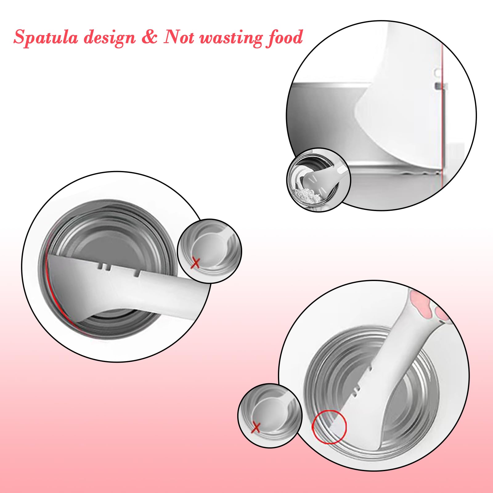 Sheldamy silicone pet food spoon-safe material for pet meals