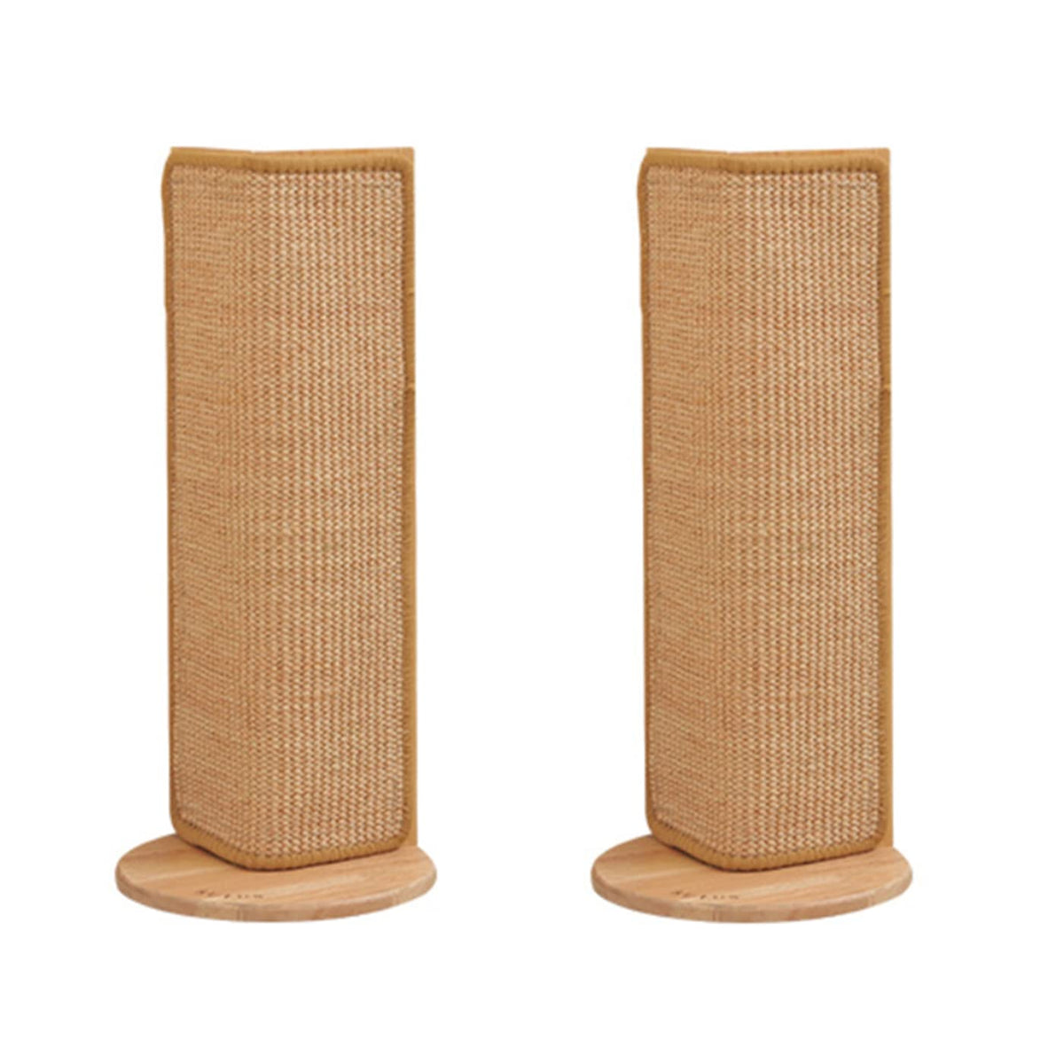 SHENGOCASE 2-pack corner scratch post base protects furniture while cats scratch