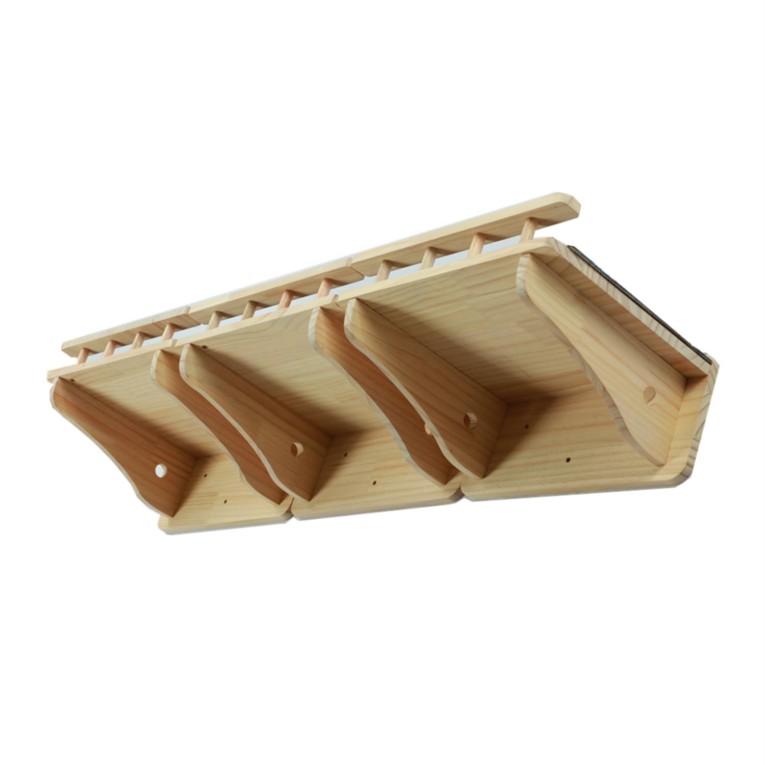 SHENGOCASE 47-2-inch balcony perch offers elevated vantage points for curious cats.