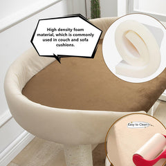 SHENGOCASE foam-topper-comfort highlights plush top cushion for restful lounging.
