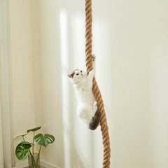 SHENGOCASE natural jute rope material highlights durable fiber ideal for long-lasting play.