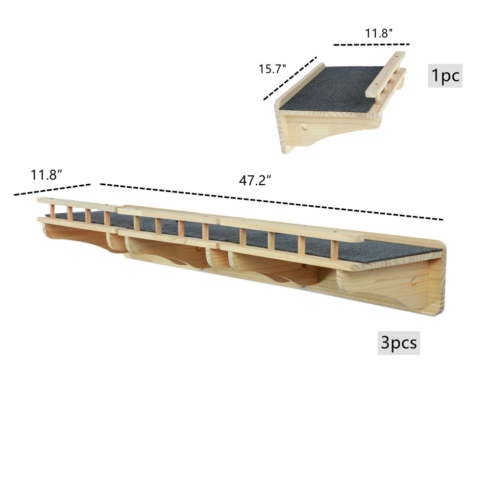 SHENGOCASE sturdy guardrail enhances safety during lounging and observation.