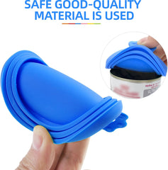 SHENGQIDZ blue lid for pet can covers protects canned food after opening