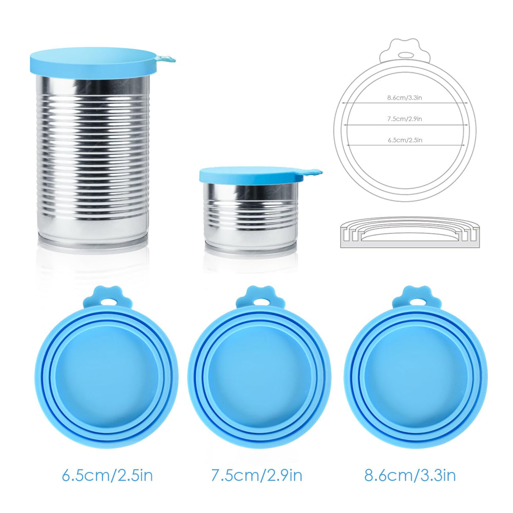 SHENGQIDZ orange lid for pet can covers seals cans securely