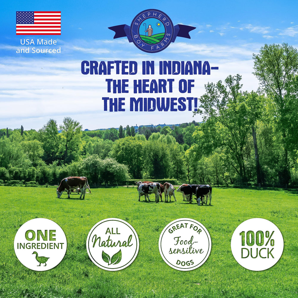 Shepherd Boy Farms all-natural ingredients label emphasizes grain-free and gluten-free