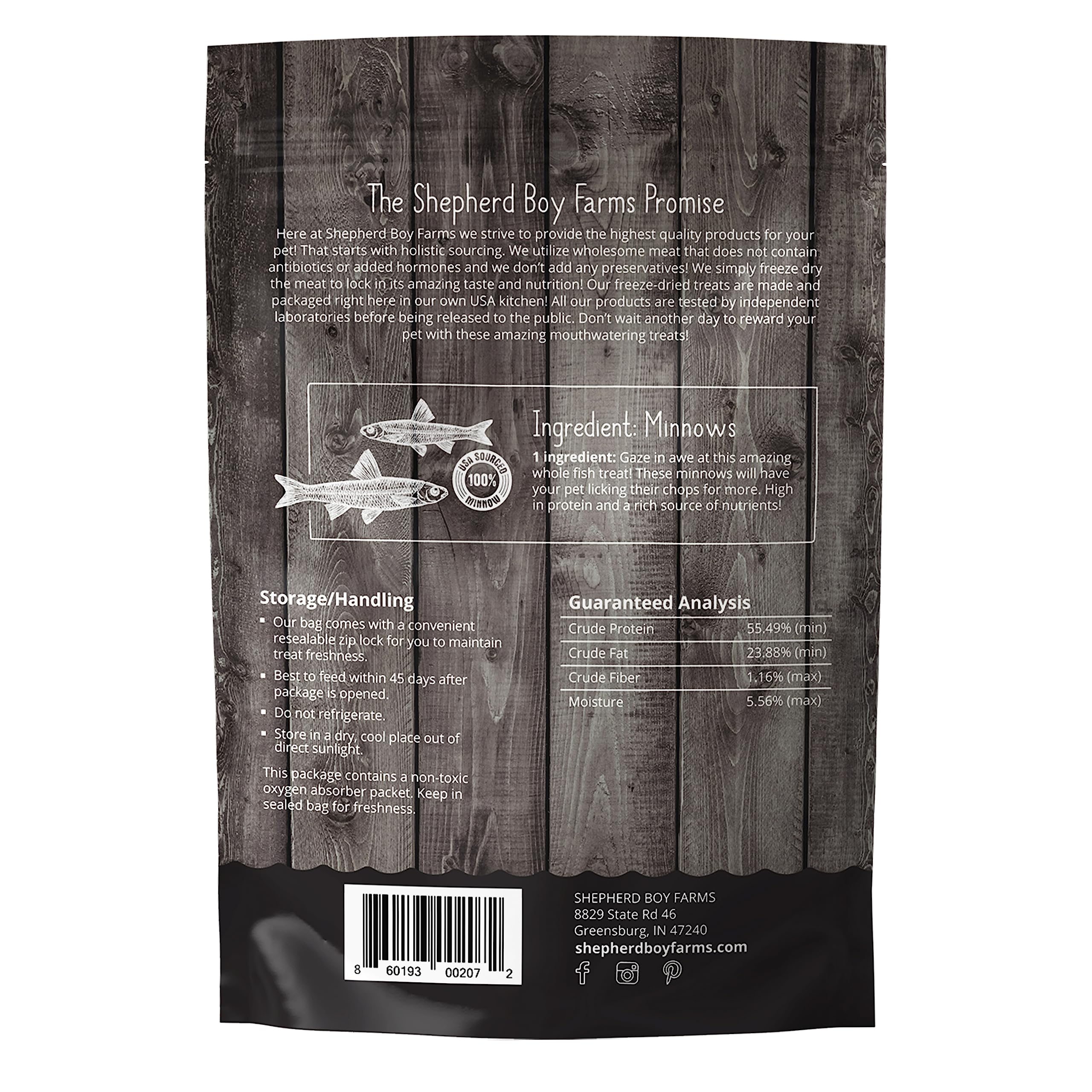 Shepherd Boy Farms protein-rich-dog-snack: high-protein bite for active pets