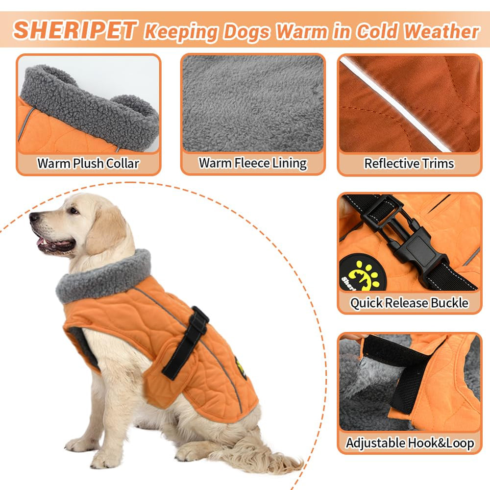 Sheripet fleece-lining closeup reveals soft warmth and comfort for active pups