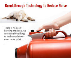 Shernbao DHD-2400F side profile highlighting dual motors for large dogs