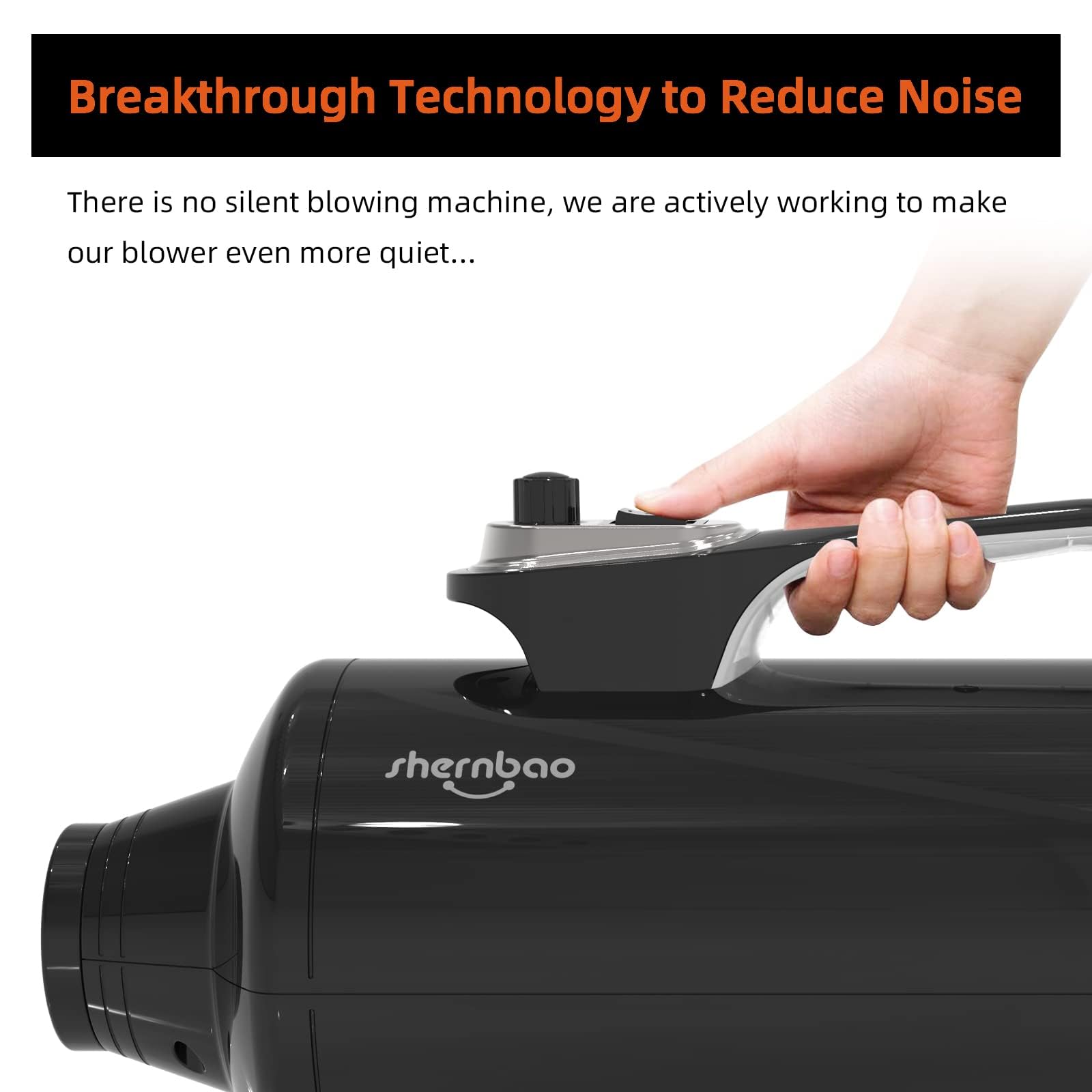 Shernbao dog dryer jet-black nozzles and attachments enable targeted drying