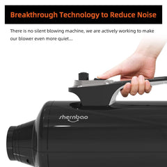 Shernbao dog dryer jet-black nozzles and attachments enable targeted drying