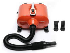 Shernbao high velocity dryer front view showing strong airflow for large dogs