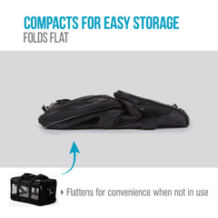 Sherpa Original Deluxe Large Carrier side-entry design for easy loading