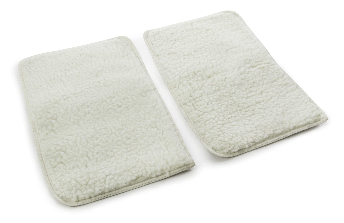 Sherpa replacement liners with waterproof backing protect car seats during travel.