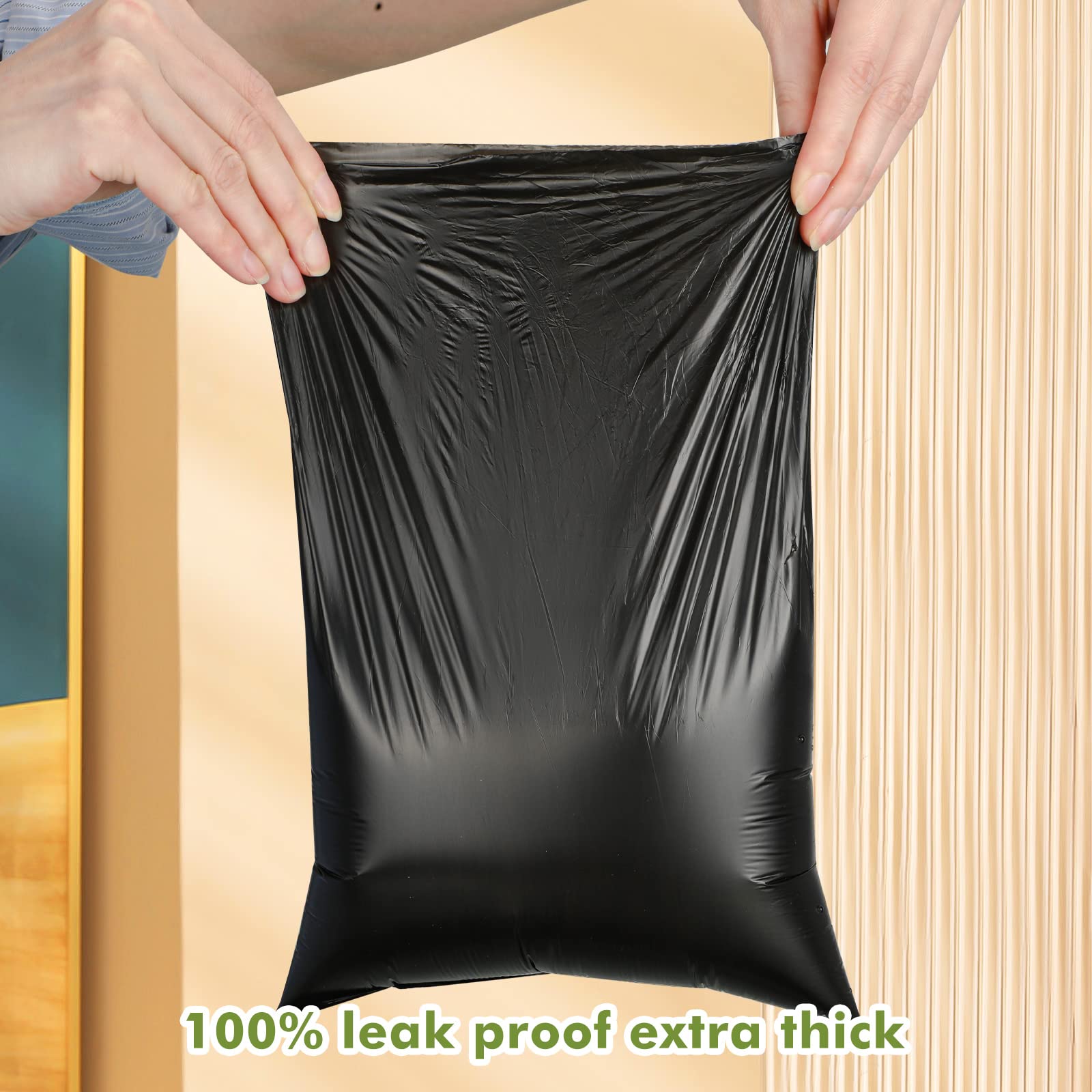 Sherr poop bags measure 7.9 by 11.8 inches for coverage.