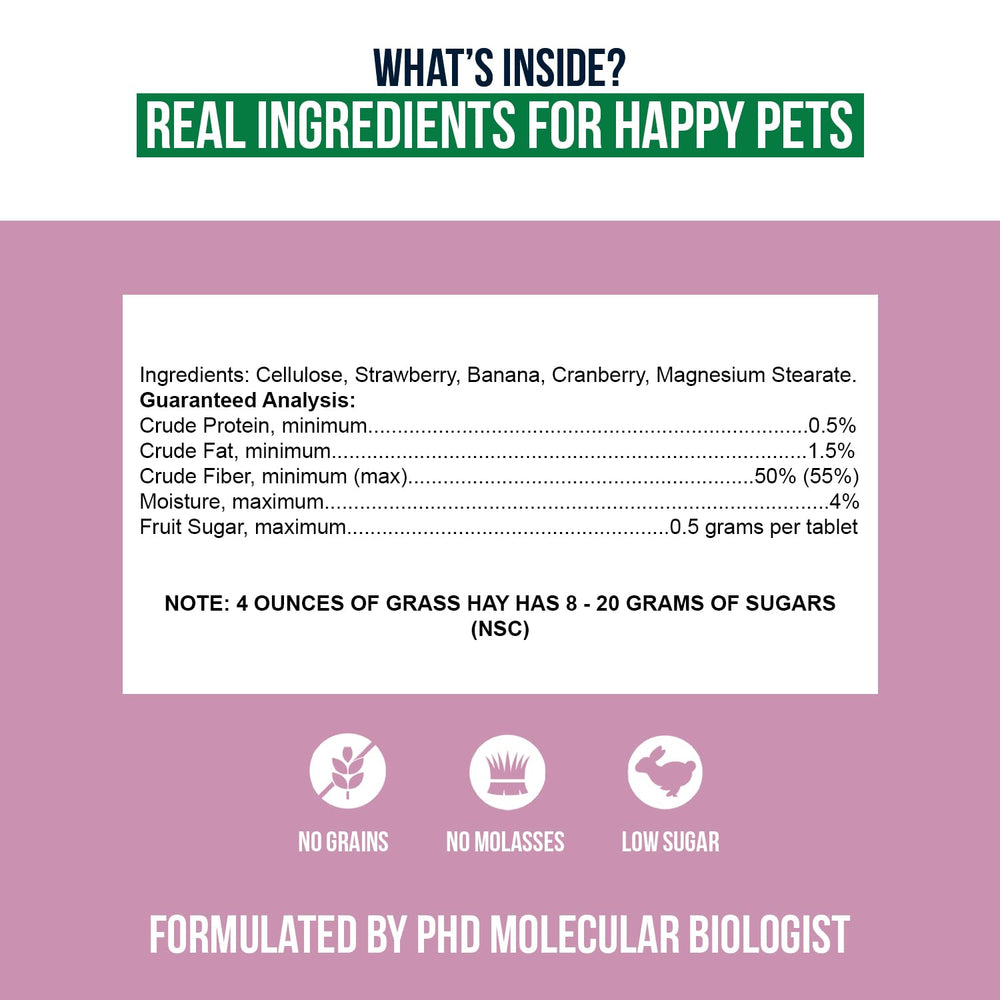 Sherwood Pet Health Snackies grain-free, low-sugar option with about 30% fiber supports normal digestion.