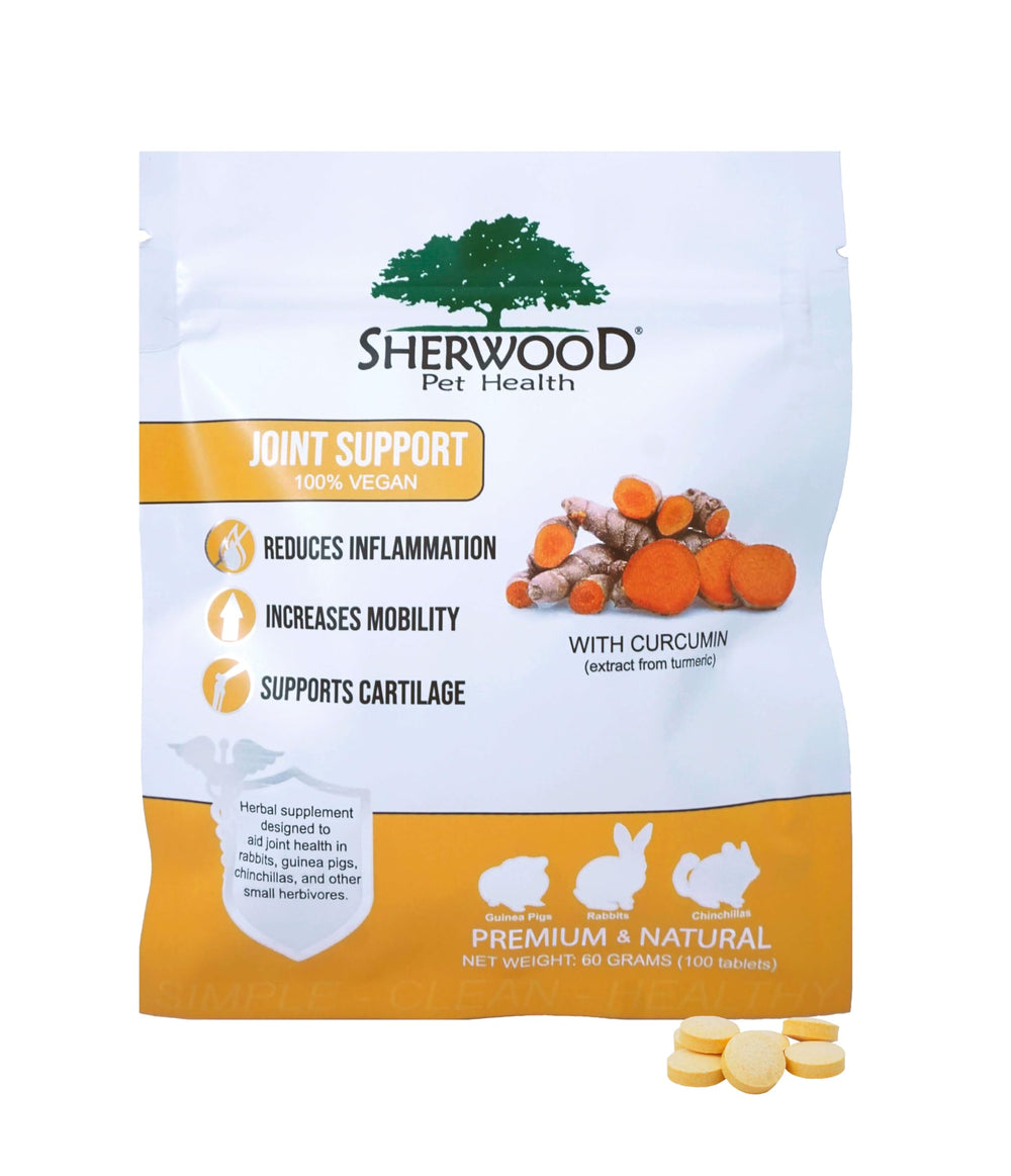 Sherwood Pet Health vegan joint support bottle for daily joint care